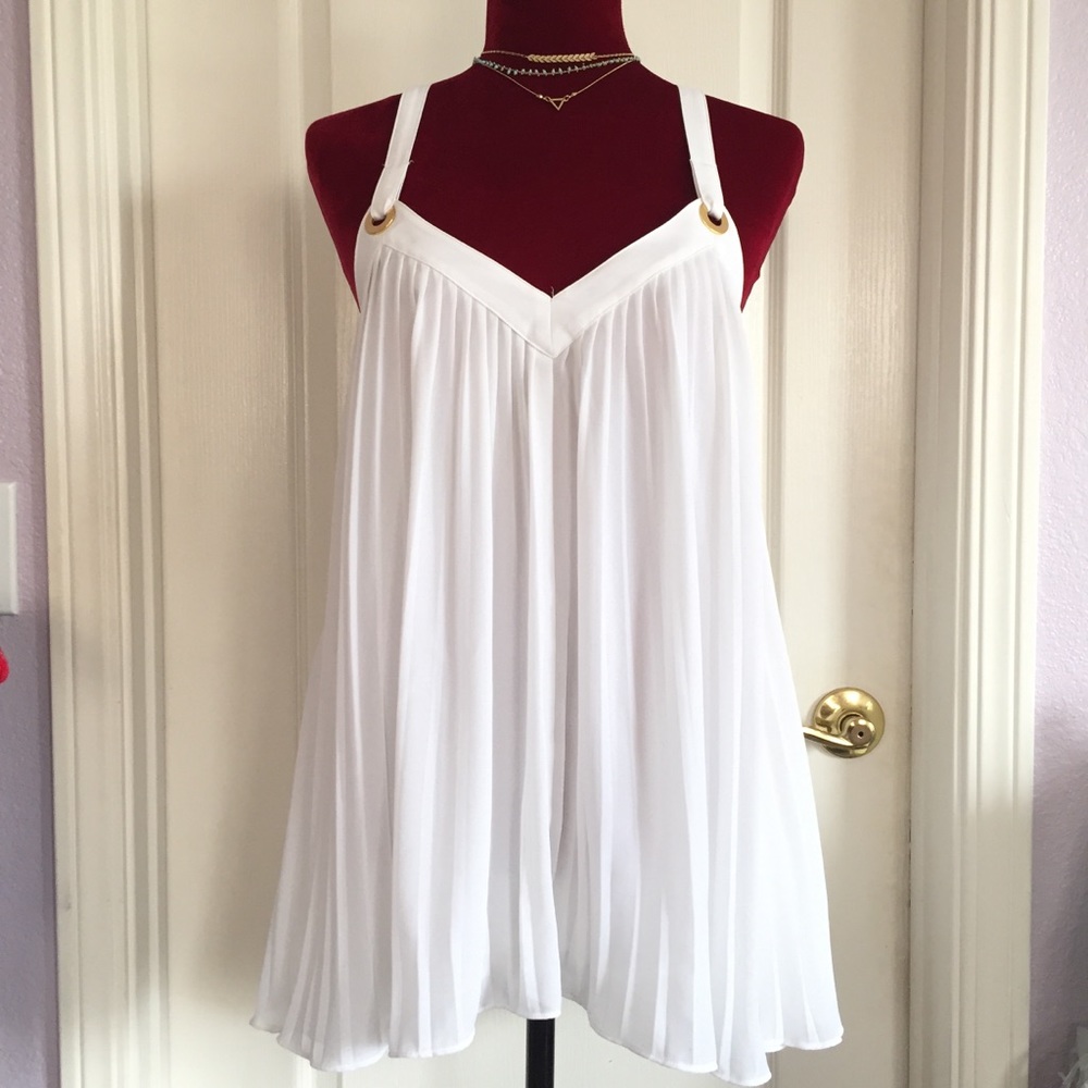 Michael Kors Pleated Tunic/Mini Dress